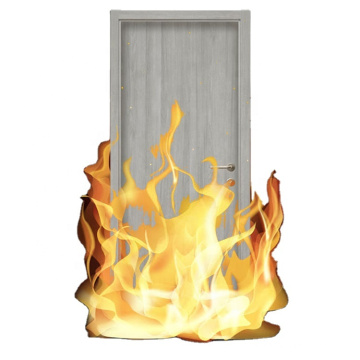 Residential 2hour fire rated wooden door